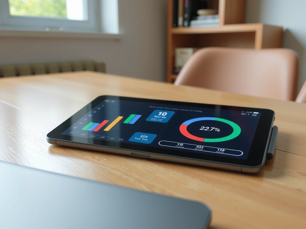 KPI visualization on device